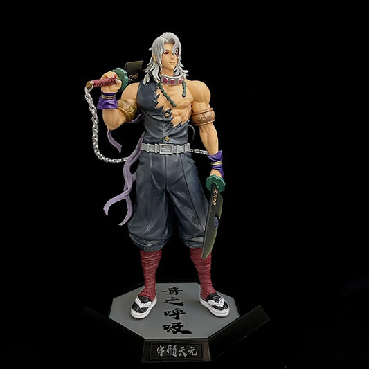 Demon Slayer Tengen Uzui GK Figure – Anime PVC Collectible Statue & Desktop Display