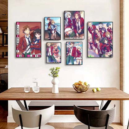 Classroom of the Elite Anime Wall Art – Self-Adhesive Poster Room Decoration