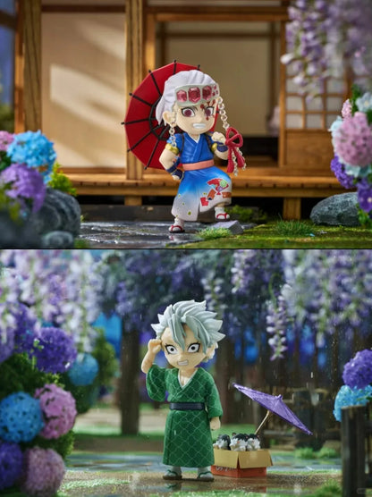 Demon Slayer Shinobu Kocho & Mitsuri Kanroji 15cm Anime Figures – Plum Rain Series Collectible Statues