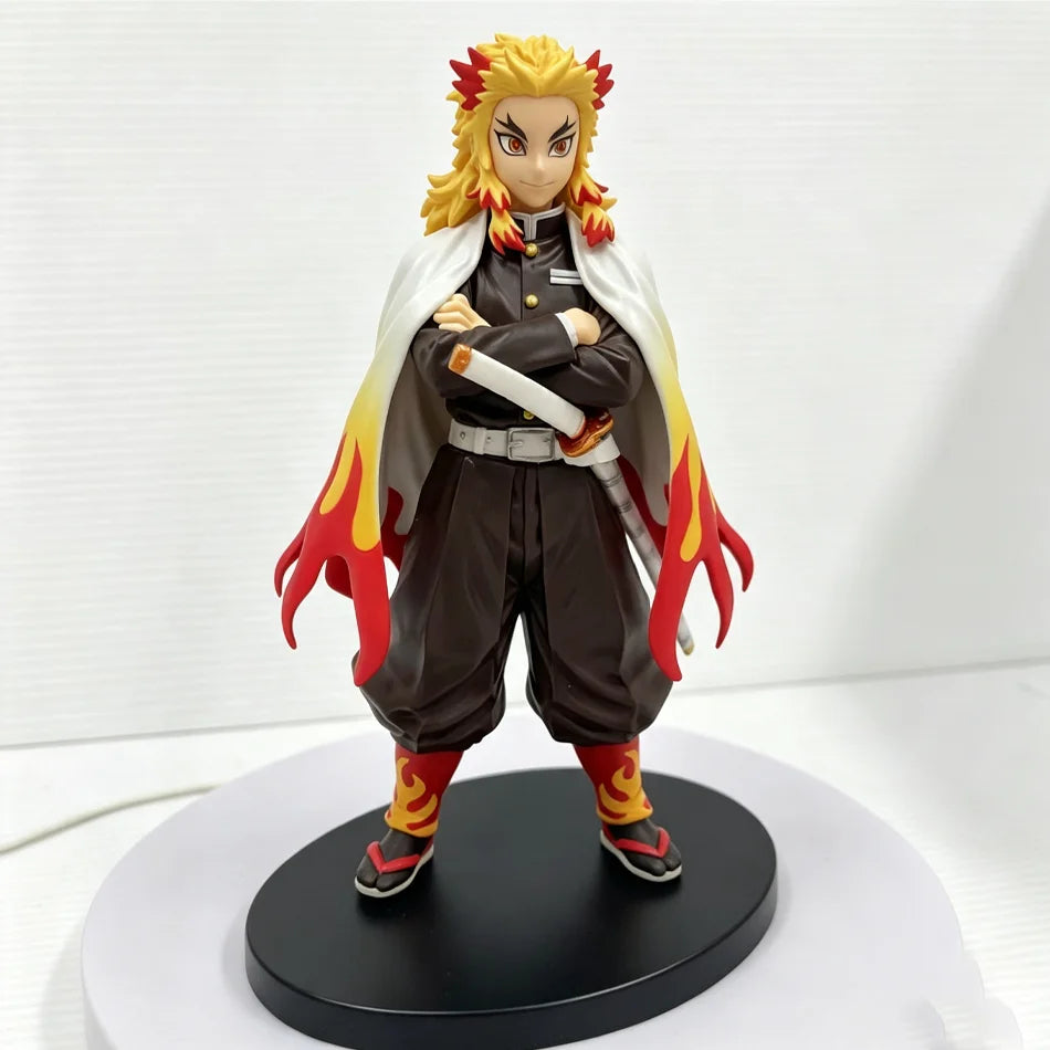 Demon Slayer Tanjiro Kamado & Mitsuri Kanroji Anime Figures – Kizuna Series Collectible Desk Display