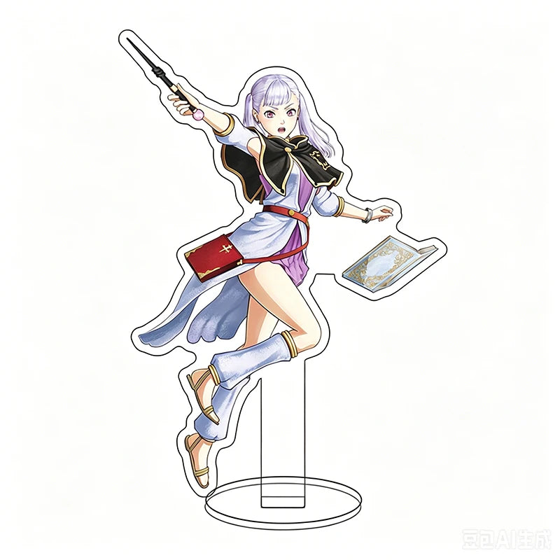 Black Clover Acrylic Stand Figure – 16CM Anime Display Stand | Asta, Yuno, Noelle & Yami