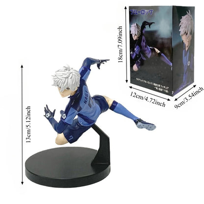 Blue Lock Nagi Seishiro & Rin Itoshi 13cm Anime Figures – PVC Collectible Figurines