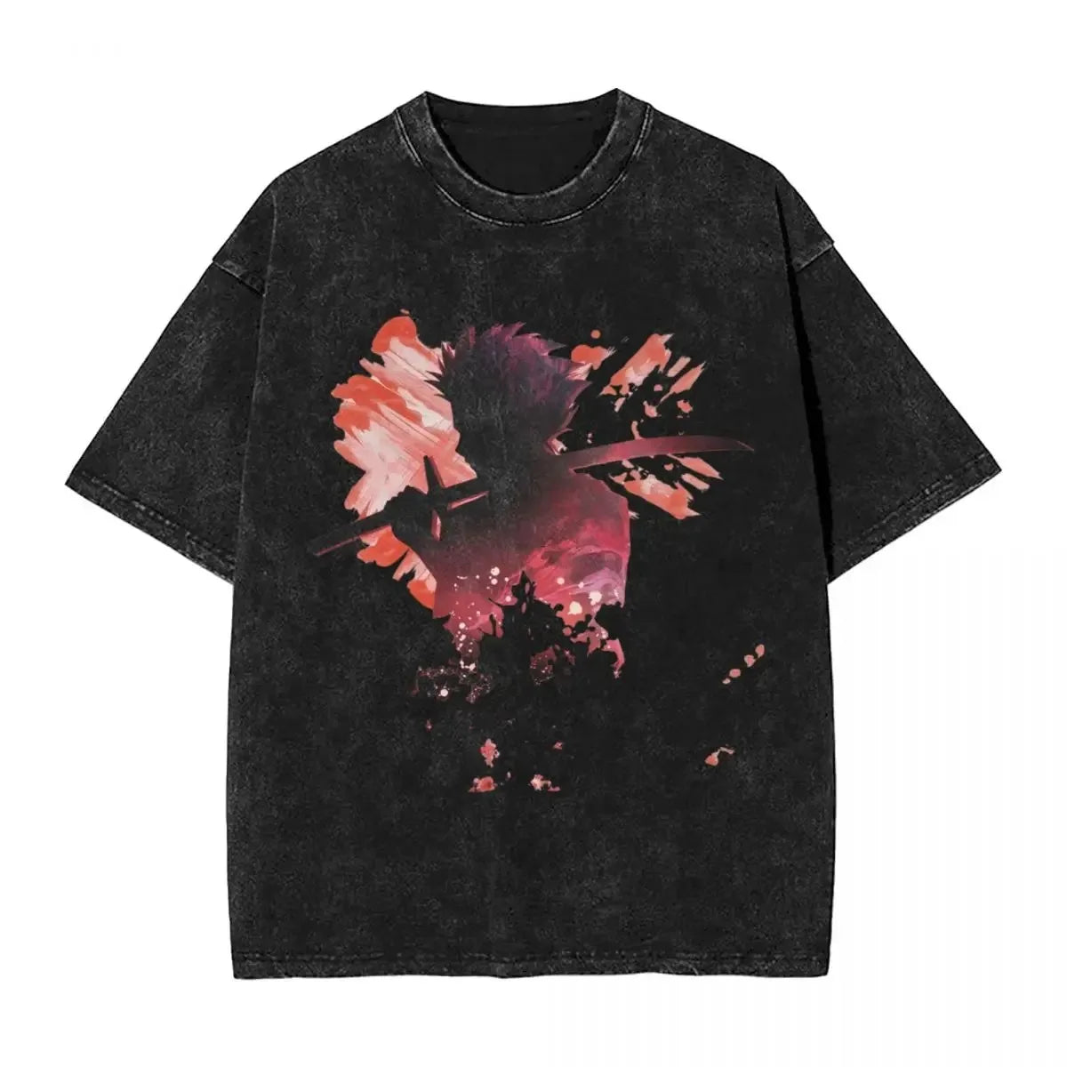 BLEACH Kenpachi Zaraki Oversized Graphic T-Shirt – Unisex Anime Streetwear Tee