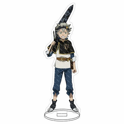 Black Clover Acrylic Stand Figure – 16CM Anime Display Stand | Asta, Yuno, Noelle & Yami