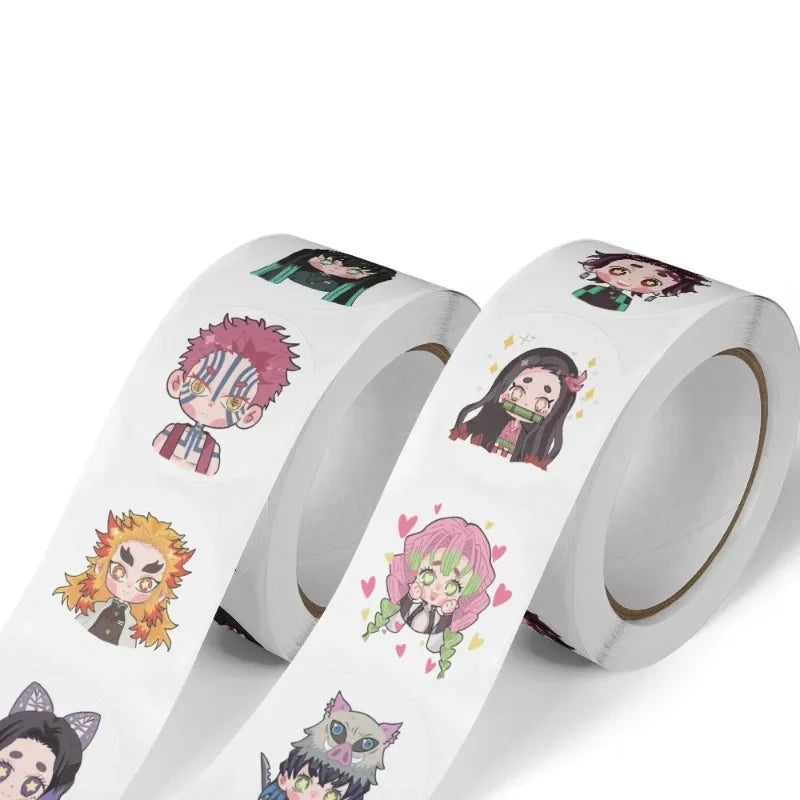 500PCS Demon Slayer Anime Sticker Pack – Kawaii Laptop, Phone & Gift Decorating Stickers