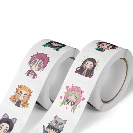 500PCS Demon Slayer Anime Sticker Pack – Kawaii Laptop, Phone & Gift Decorating Stickers