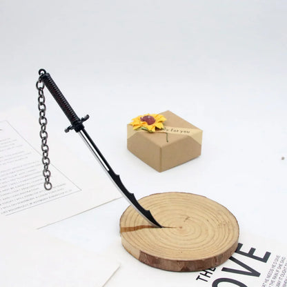 BLEACH: Thousand-Year Blood War Ichigo Zangetsu Keychain – Anime Sword Pendant Keyring