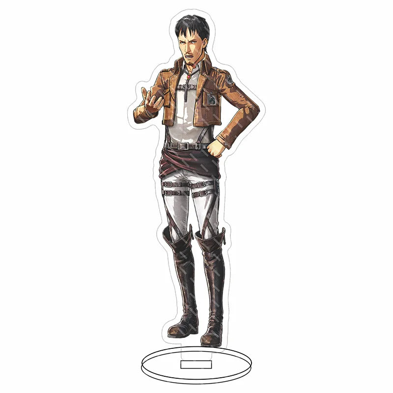 Attack on Titan Acrylic Stand Figure – 16CM Anime Display Stand | Eren, Mikasa, Armin & Conni
