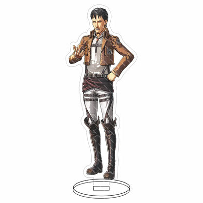 Attack on Titan Acrylic Stand Figure – 16CM Anime Display Stand | Eren, Mikasa, Armin & Conni