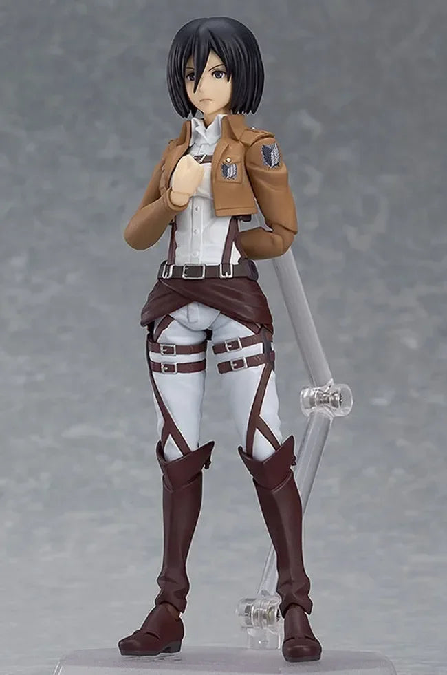 Anime Attack on Titan Mikasa Ackerman 203 Eren Jaeger 207 Rivaille 213 Dolls PVC Action Figure Collective Toy