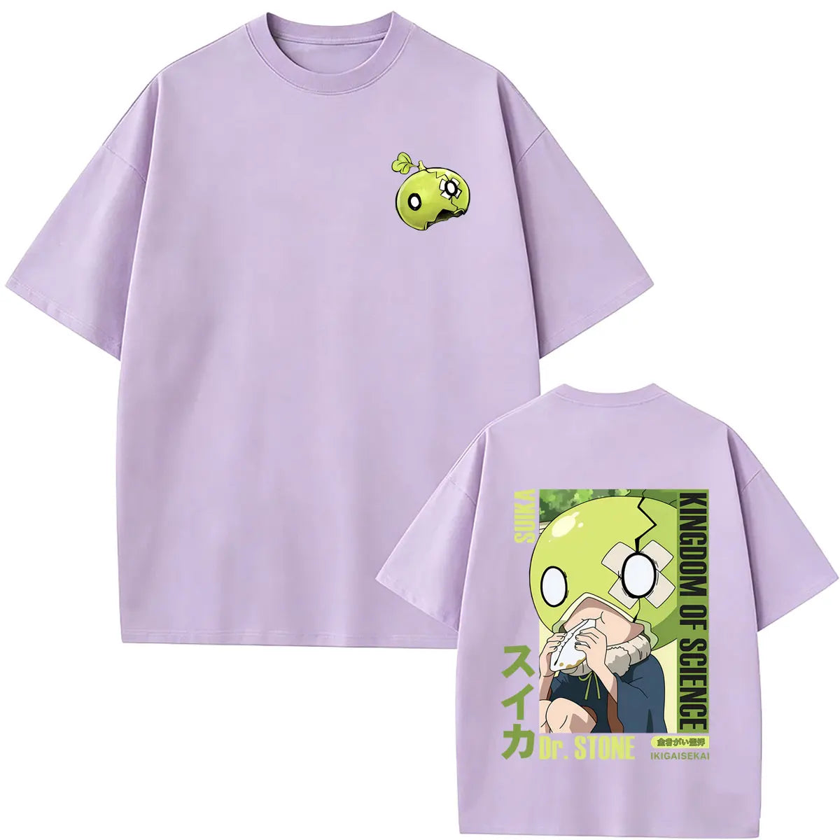 Dr. Stone Suika Anime T-Shirt – Unisex Oversized Vintage Manga Graphic Tee