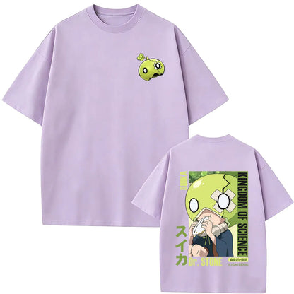 Dr. Stone Suika Anime T-Shirt – Unisex Oversized Vintage Manga Graphic Tee