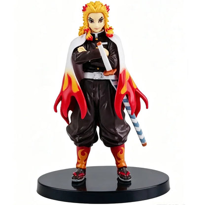 Demon Slayer Tanjiro Kamado & Mitsuri Kanroji Anime Figures – Kizuna Series Collectible Desk Display