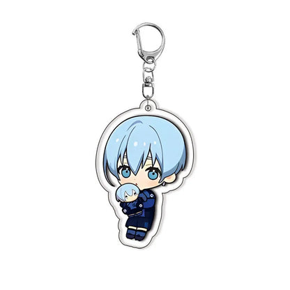 Blue Lock Anime Acrylic Keychain – Isagi, Bachira & Kunigami 6cm Character Pendant