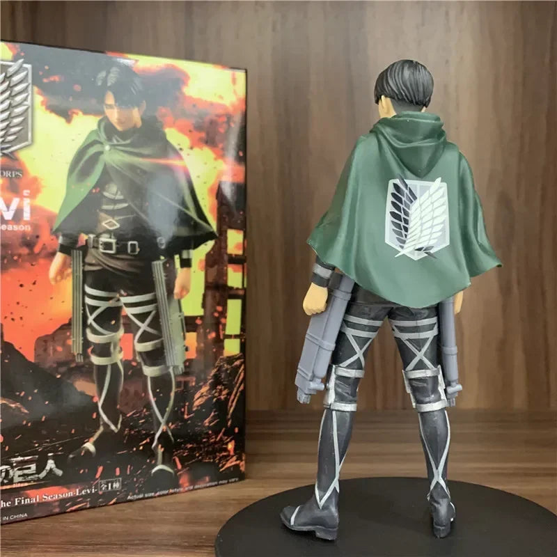 Anime Attack on Titan Mikasa Ackerman 203 Eren Jaeger 207 Rivaille 213 Dolls PVC Action Figure Collective Toy