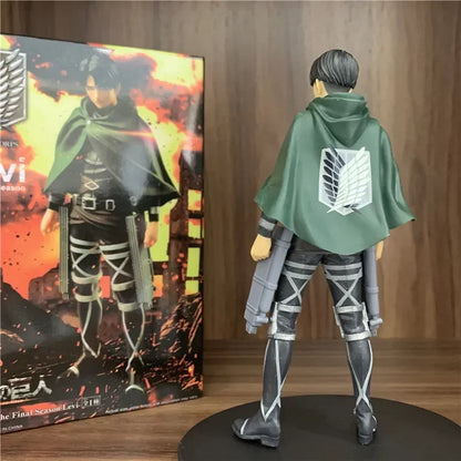 Anime Attack on Titan Mikasa Ackerman 203 Eren Jaeger 207 Rivaille 213 Dolls PVC Action Figure Collective Toy