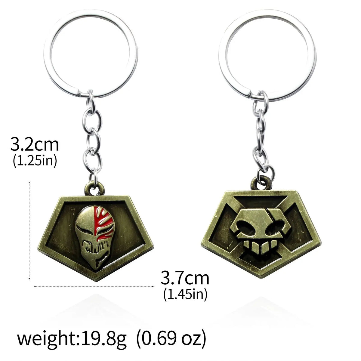 BLEACH: Thousand-Year Blood War Ichigo Zangetsu Keychain – Anime Sword Pendant Keyring