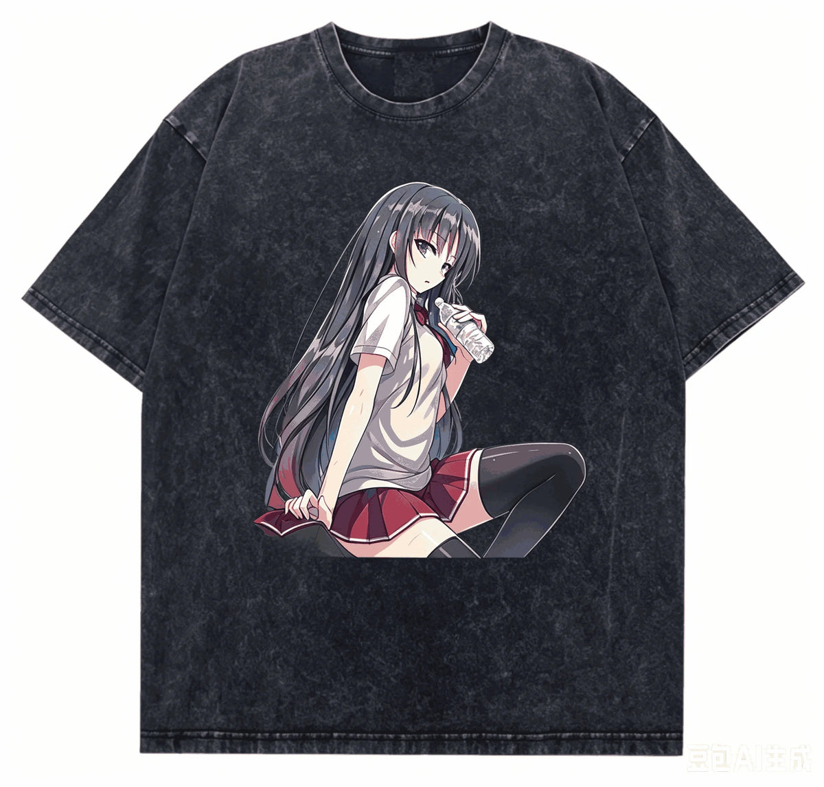 Classroom of the Elite Vintage Washed T-Shirt – Retro Anime Streetwear Tee