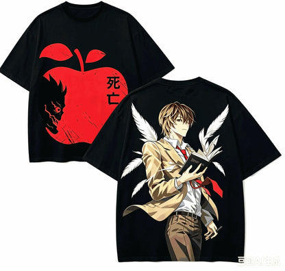Death Note Oversized T-Shirt – Unisex Retro Harajuku Anime Streetwear Tee