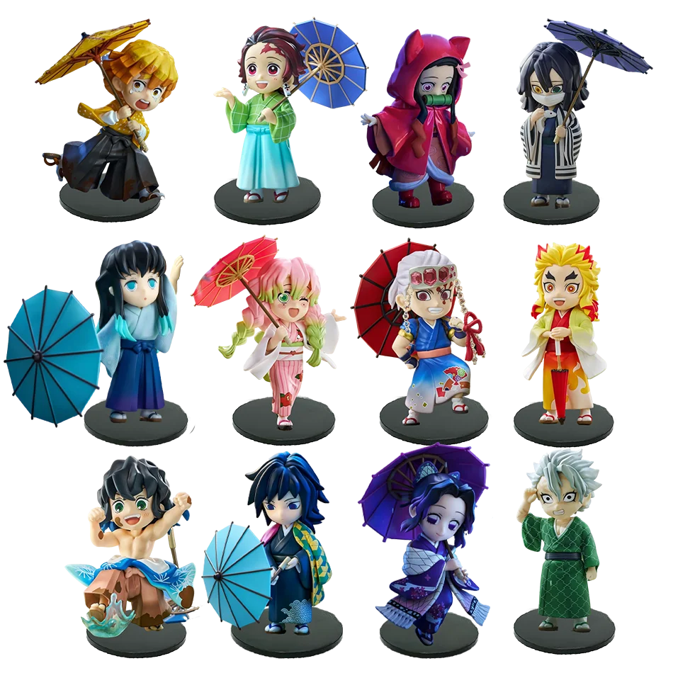 Demon Slayer Shinobu Kocho & Mitsuri Kanroji 15cm Anime Figures – Plum Rain Series Collectible Statues