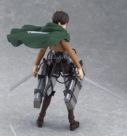 Anime Attack on Titan Mikasa Ackerman 203 Eren Jaeger 207 Rivaille 213 Dolls PVC Action Figure Collective Toy