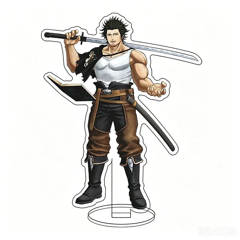 Black Clover Acrylic Stand Figure – 16CM Anime Display Stand | Asta, Yuno, Noelle & Yami