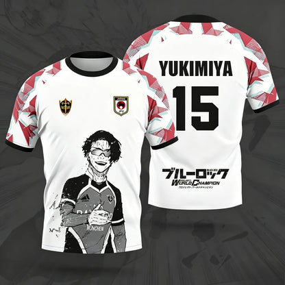 Blue Lock Bastard München Football Jersey – Anime 3D Print Sports T-Shirt