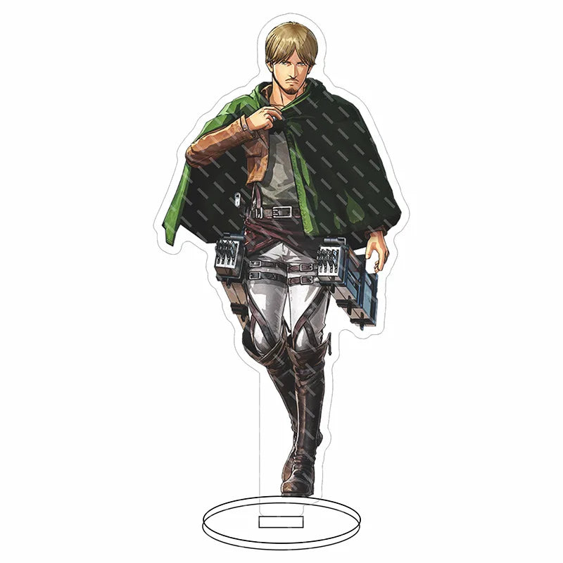 Attack on Titan Acrylic Stand Figure – 16CM Anime Display Stand | Eren, Mikasa, Armin & Conni