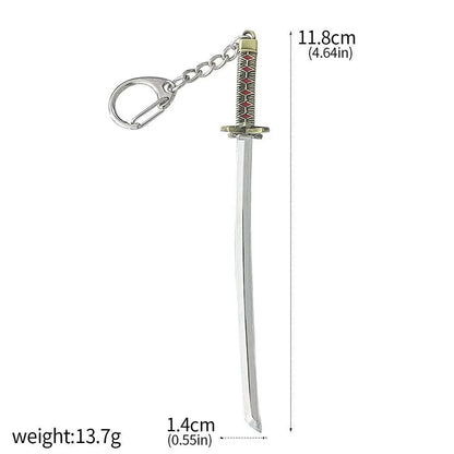 BLEACH: Thousand-Year Blood War Ichigo Zangetsu Keychain – Anime Sword Pendant Keyring