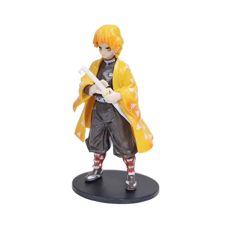 Demon Slayer Anime Action Figures – Tanjiro, Nezuko, Zenitsu & Inosuke Collectible Models