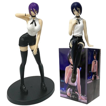 Chainsaw Man & Reze PVC Anime Figures – 13–19cm Collectible Display Figurines