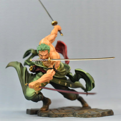 New 20cm One Piece Anime Figure GK Roronoa Zoro PVC Action Figure Collection Model Doll Toy Gift Decoration