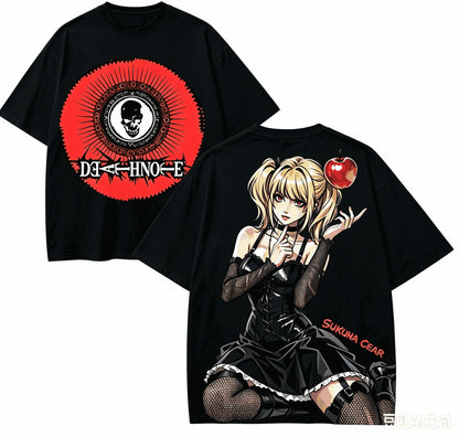 Death Note Oversized T-Shirt – Unisex Harajuku Anime High-Street Tee