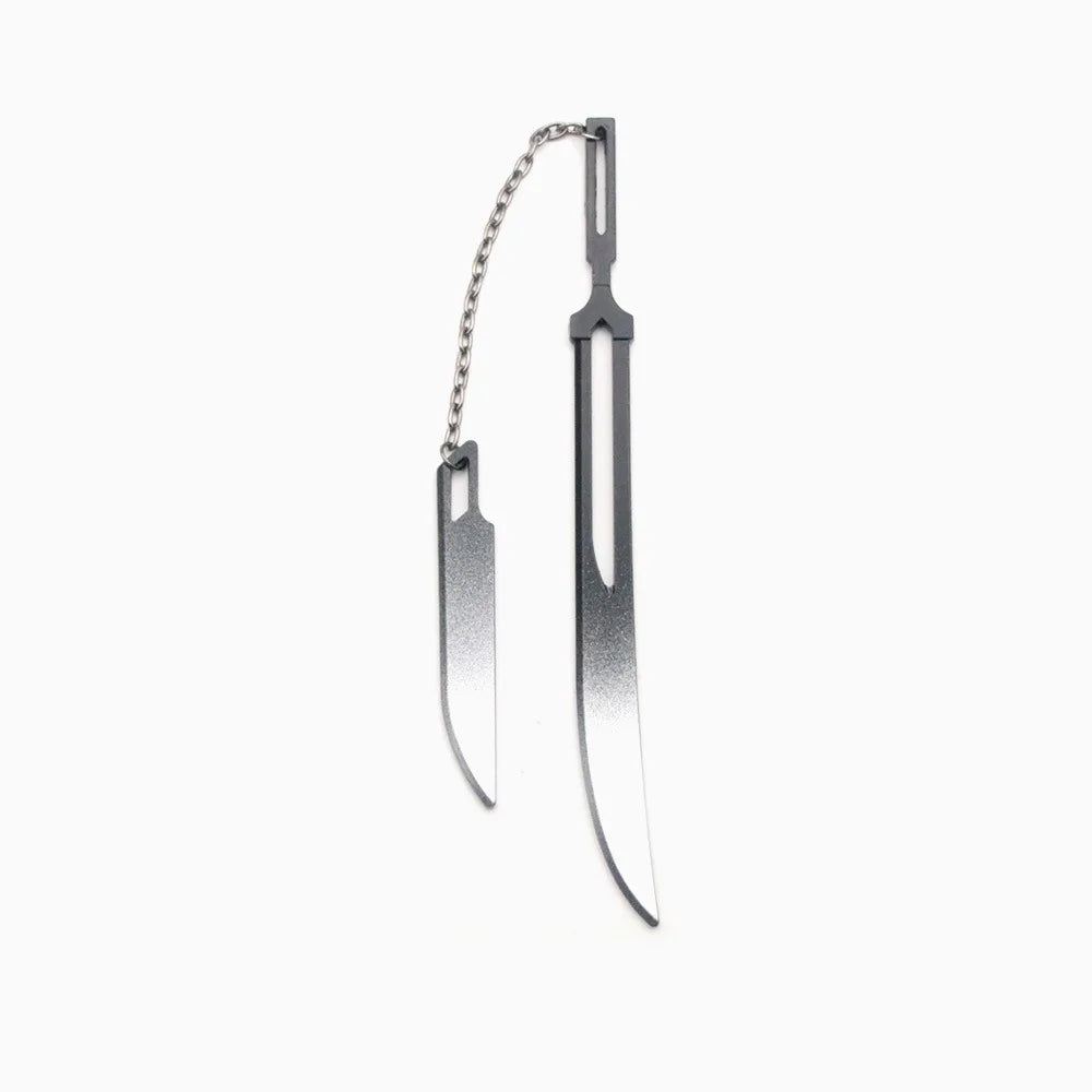 BLEACH: Thousand-Year Blood War Ichigo Zangetsu Keychain – Anime Sword Pendant Keyring