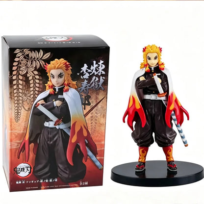 Demon Slayer Tanjiro Kamado & Mitsuri Kanroji Anime Figures – Kizuna Series Collectible Desk Display