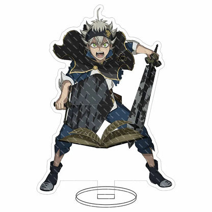 Black Clover Acrylic Stand Figure – 16CM Anime Display Stand | Asta, Yuno, Noelle & Yami