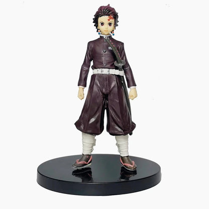 Demon Slayer Anime Action Figures – Tanjiro, Nezuko, Zenitsu & Inosuke Collectible Models
