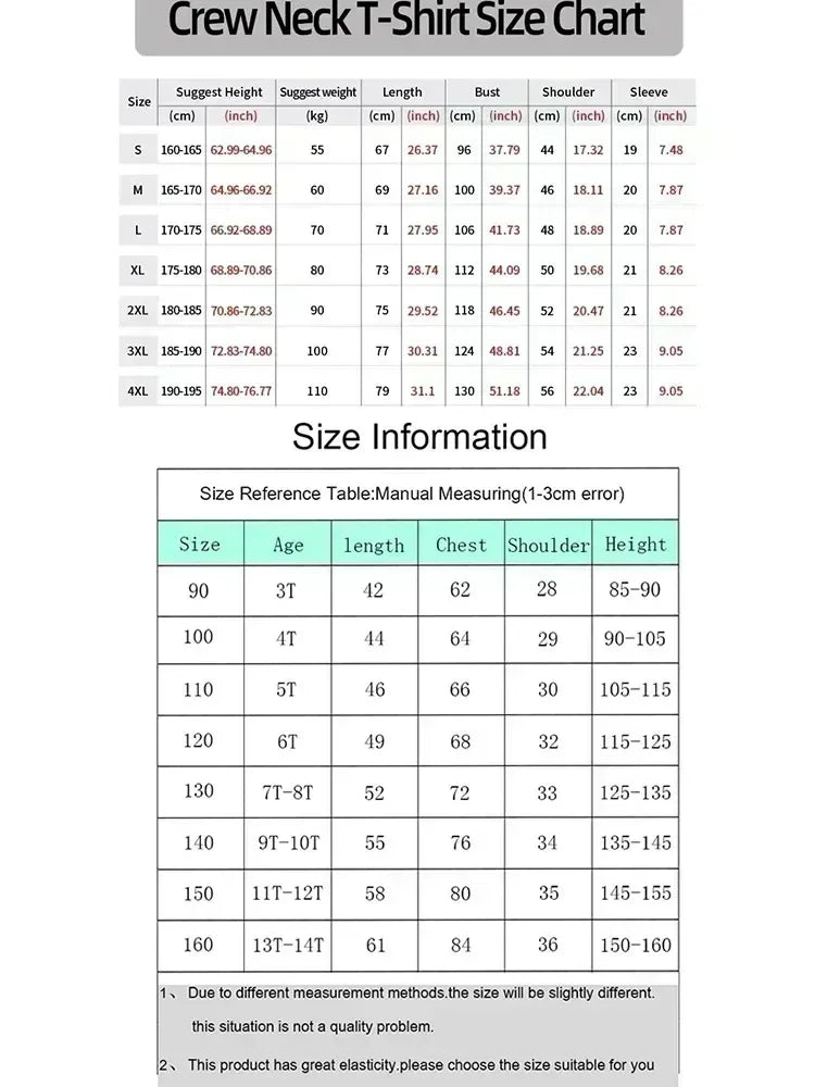One Piece Men's T-Shirt Monkey D. Luffy Japanese Anime Summer Boy Children's Short Sleeve High Quality Parent-Child Wear