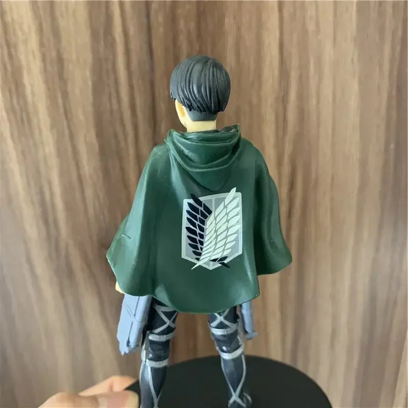 Anime Attack on Titan Mikasa Ackerman 203 Eren Jaeger 207 Rivaille 213 Dolls PVC Action Figure Collective Toy