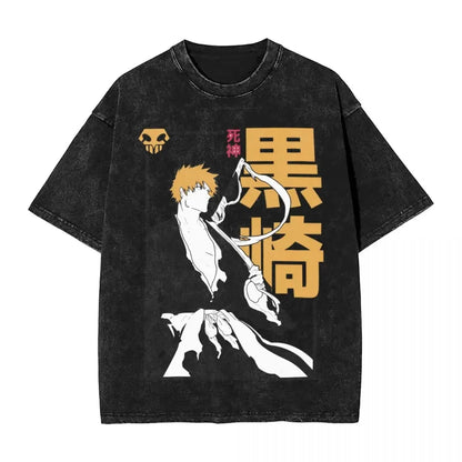 BLEACH Kenpachi Zaraki Oversized Graphic T-Shirt – Unisex Anime Streetwear Tee