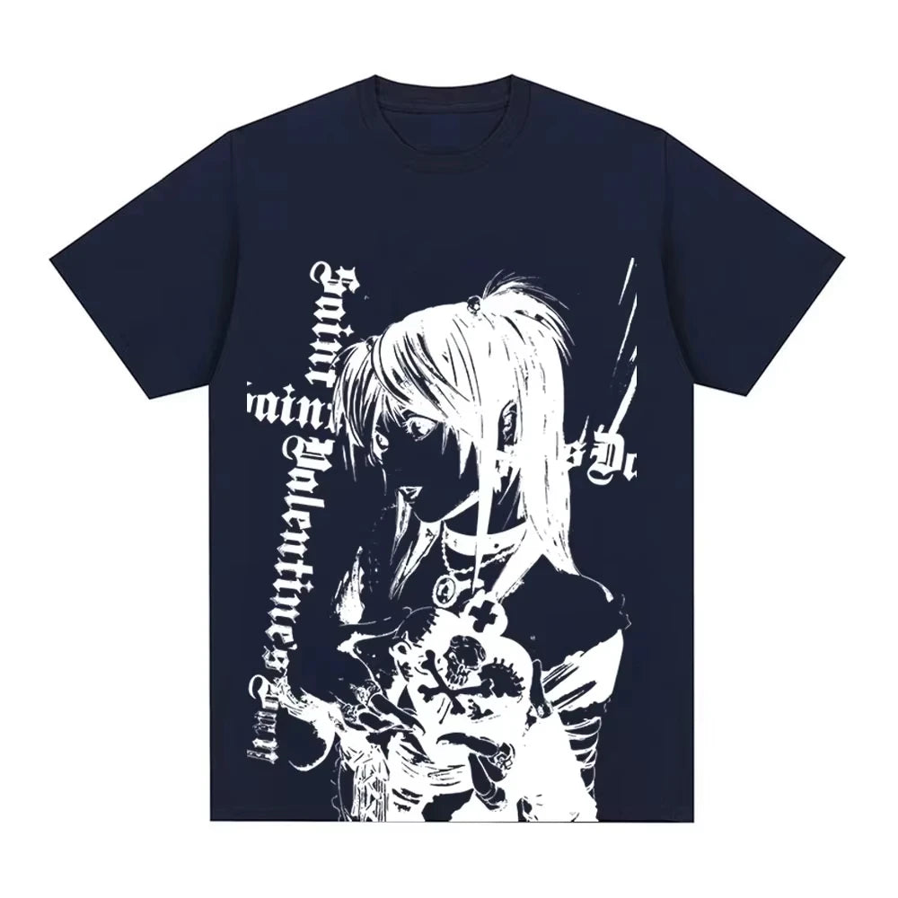 Death Note Misa Amane Vintage T-Shirt – Unisex Gothic Anime Streetwear Tee