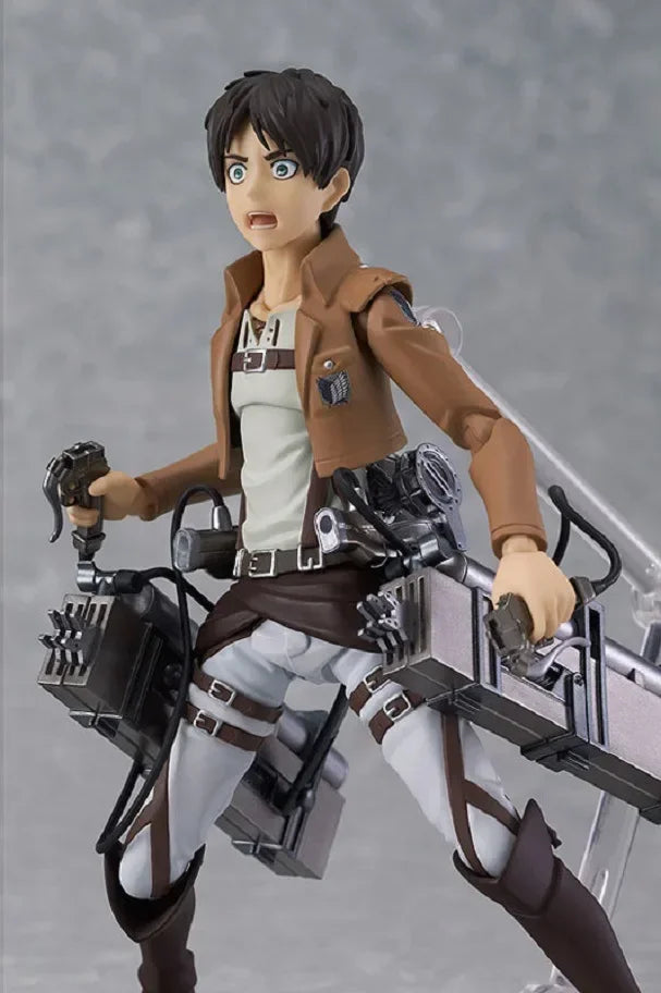 Anime Attack on Titan Mikasa Ackerman 203 Eren Jaeger 207 Rivaille 213 Dolls PVC Action Figure Collective Toy
