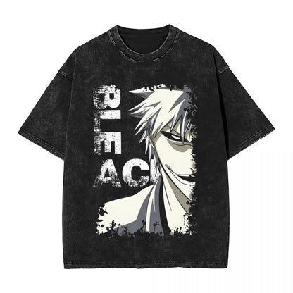 BLEACH Kenpachi Zaraki Oversized Graphic T-Shirt – Unisex Anime Streetwear Tee