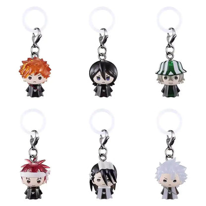 BLEACH Soul Society Arc Gashapon Keychain – Anime Character Collectible Pendant