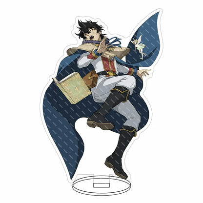 Black Clover Acrylic Stand Figure – 16CM Anime Display Stand | Asta, Yuno, Noelle & Yami