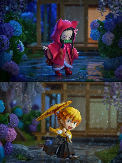 Demon Slayer Shinobu Kocho & Mitsuri Kanroji 15cm Anime Figures – Plum Rain Series Collectible Statues