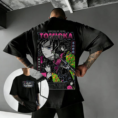 Demon Slayer Giyu Tomioka Anime Graphic T-Shirt – Unisex Summer Casual Tee 2026