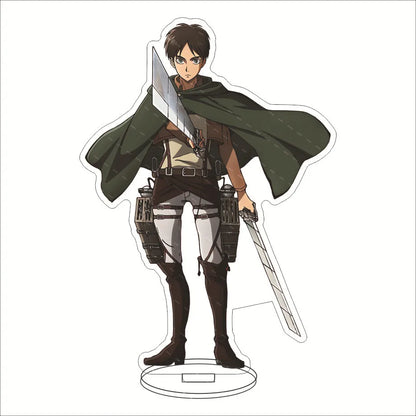 Attack on Titan Acrylic Stand Figure – 16CM Anime Display Stand | Eren, Mikasa, Armin & Conni