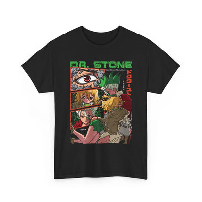 Dr. Stone Senku Ishigami, Taiju Oki & Ryusui Anime T-Shirt – Manga Graphic Tee