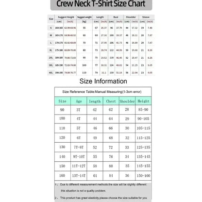 One Piece Summer Men's T-shirt Anime Edward Newgate Autumn Boys Children's Short-sleeved Punk Casual Trendy Parent-child Outfit